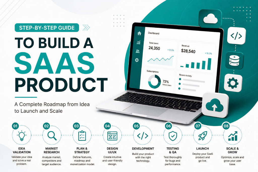 build saas product step by step
