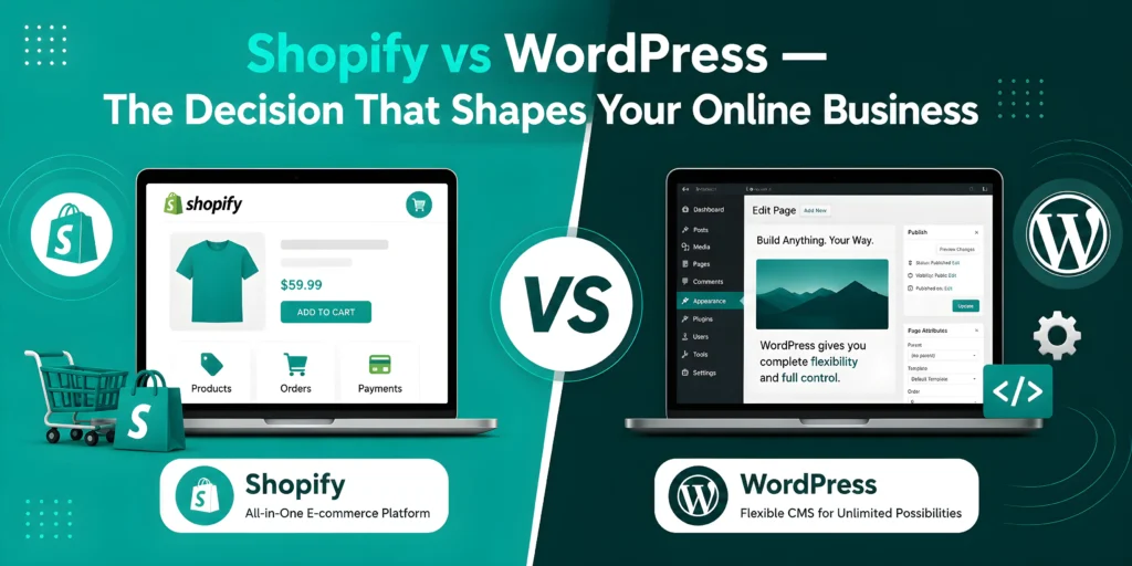 shopify vs wordpress comparison